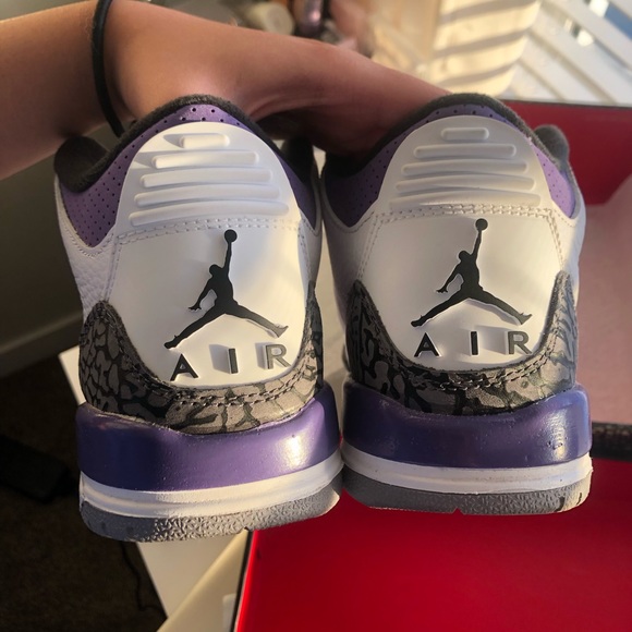 Jordan 3 Dark Iris - Picture 4 of 4